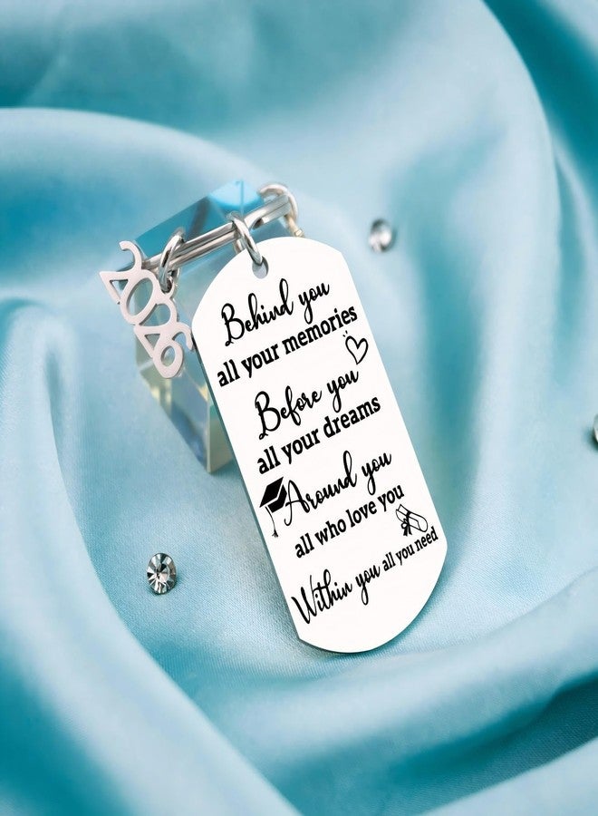 Aisity 2026 Graduation Gifts for Her Him Class Of 2026 Graduation Keychain for University College Middle High School Graduate 2026 Souvenir for Senior Masters Degree Student - Image 4